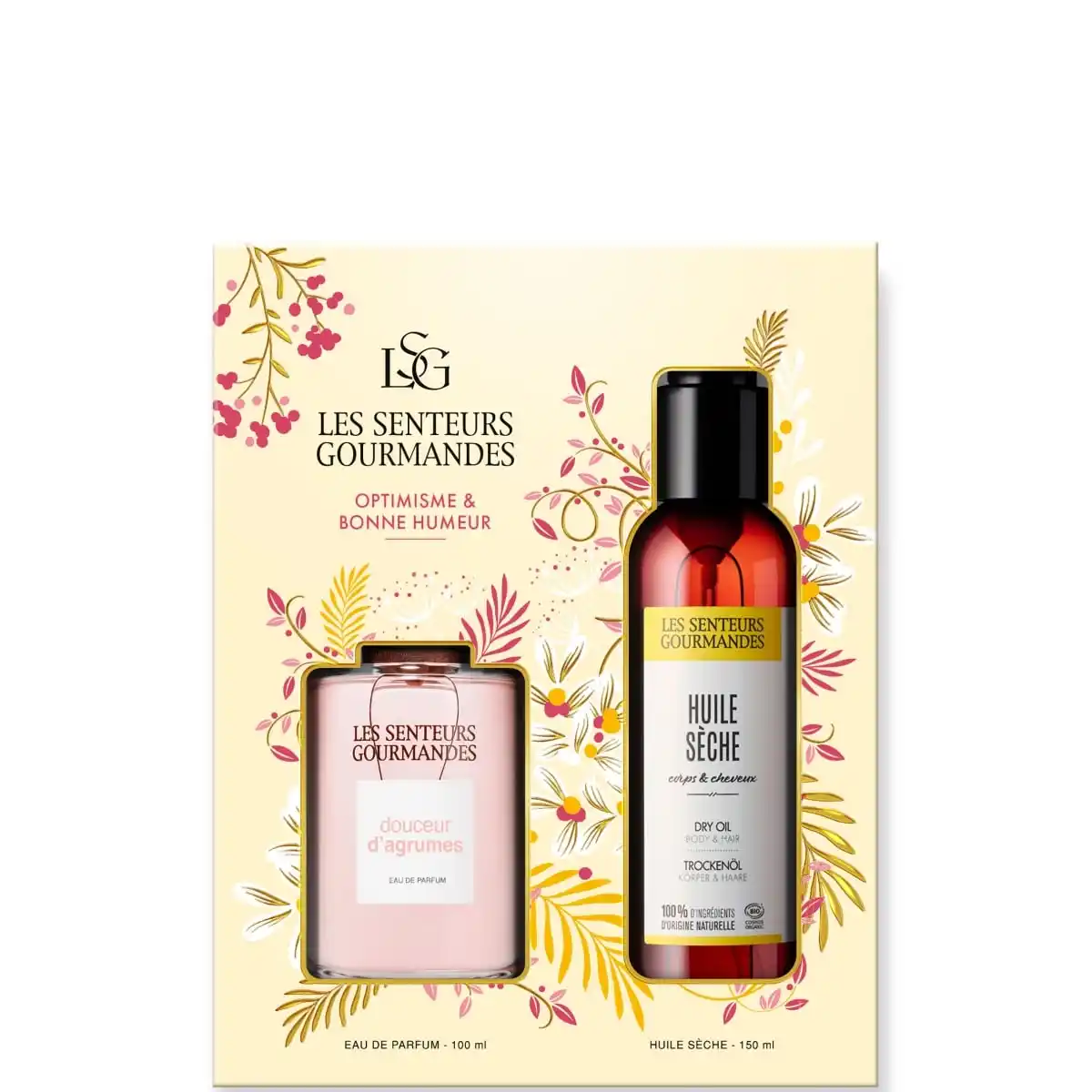 Douceur d'agrume eau de parfum + huile corps + gel douche