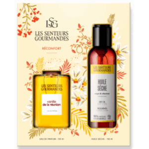 Vanille de la réunion eau de parfum 100ml+ 1 huile corps 150ml + 1 gel douche 100ml